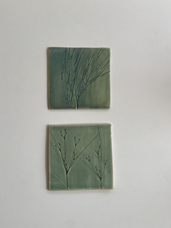 groene tegels